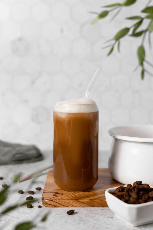 Starbucks Oleato Golden Foam™ Iced Shaken Espresso with Toffeenut at Home