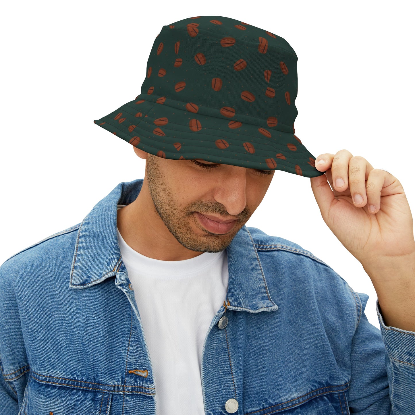 Coffee Bean Bucket Hat-Olive Grove Coffee