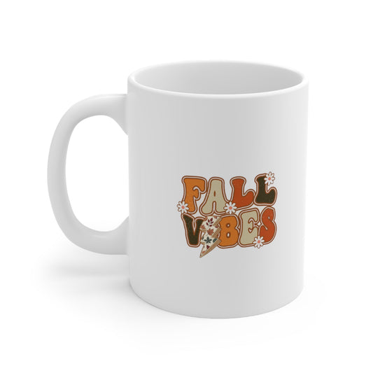 Fall Vibes Ceramic Mug-Mug-Printify-11oz-Olive Grove Coffee-ceramic coffee mugs-Modern mugs- Funky mugs- Funny mugs- Trendy mugs- Artistic mugs