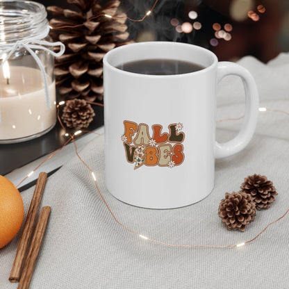 Fall Vibes Ceramic Mug-Mug-Printify-11oz-Olive Grove Coffee-ceramic coffee mugs-Modern mugs- Funky mugs- Funny mugs- Trendy mugs- Artistic mugs