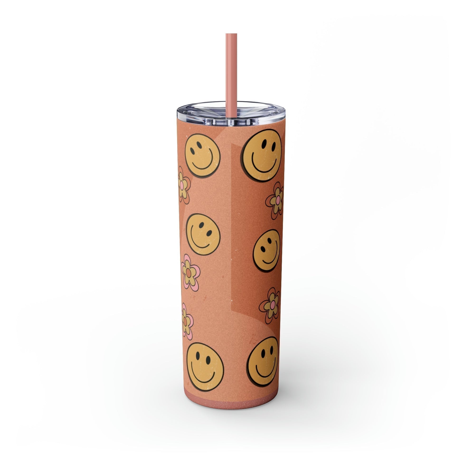 Good Vibes Skinny Tumbler-Mug-Printify-Olive Grove Coffee-Eco-friendly stainless steel 20oz tumbler with double-wall insulation-Modern Tumbler- Funky Tumblers - Funny tumblers - Trendy Tumblers - Artistic Tumbler