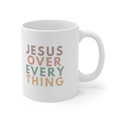 JESUS Ceramic Mug-Mug-Printify-11oz-Olive Grove Coffee-ceramic coffee mugs-Modern mugs- Funky mugs- Funny mugs- Trendy mugs- Artistic mugs