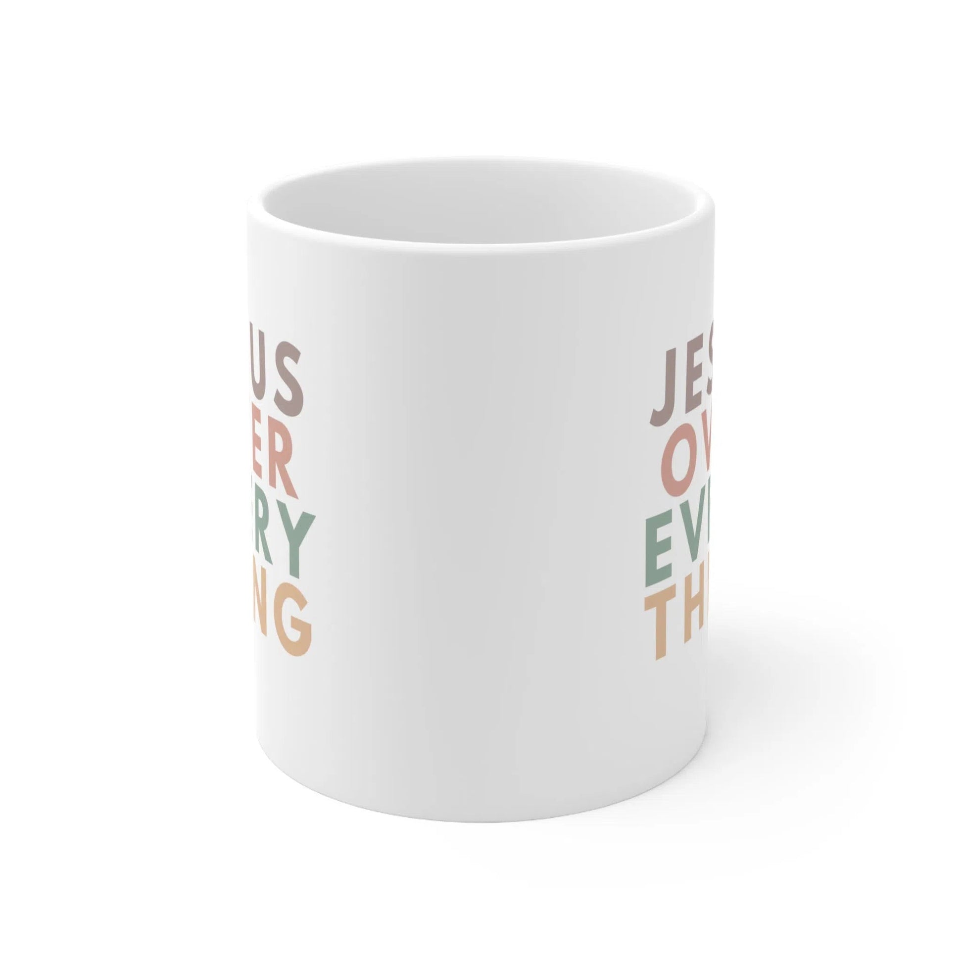 JESUS Ceramic Mug-Mug-Printify-11oz-Olive Grove Coffee-ceramic coffee mugs-Modern mugs- Funky mugs- Funny mugs- Trendy mugs- Artistic mugs