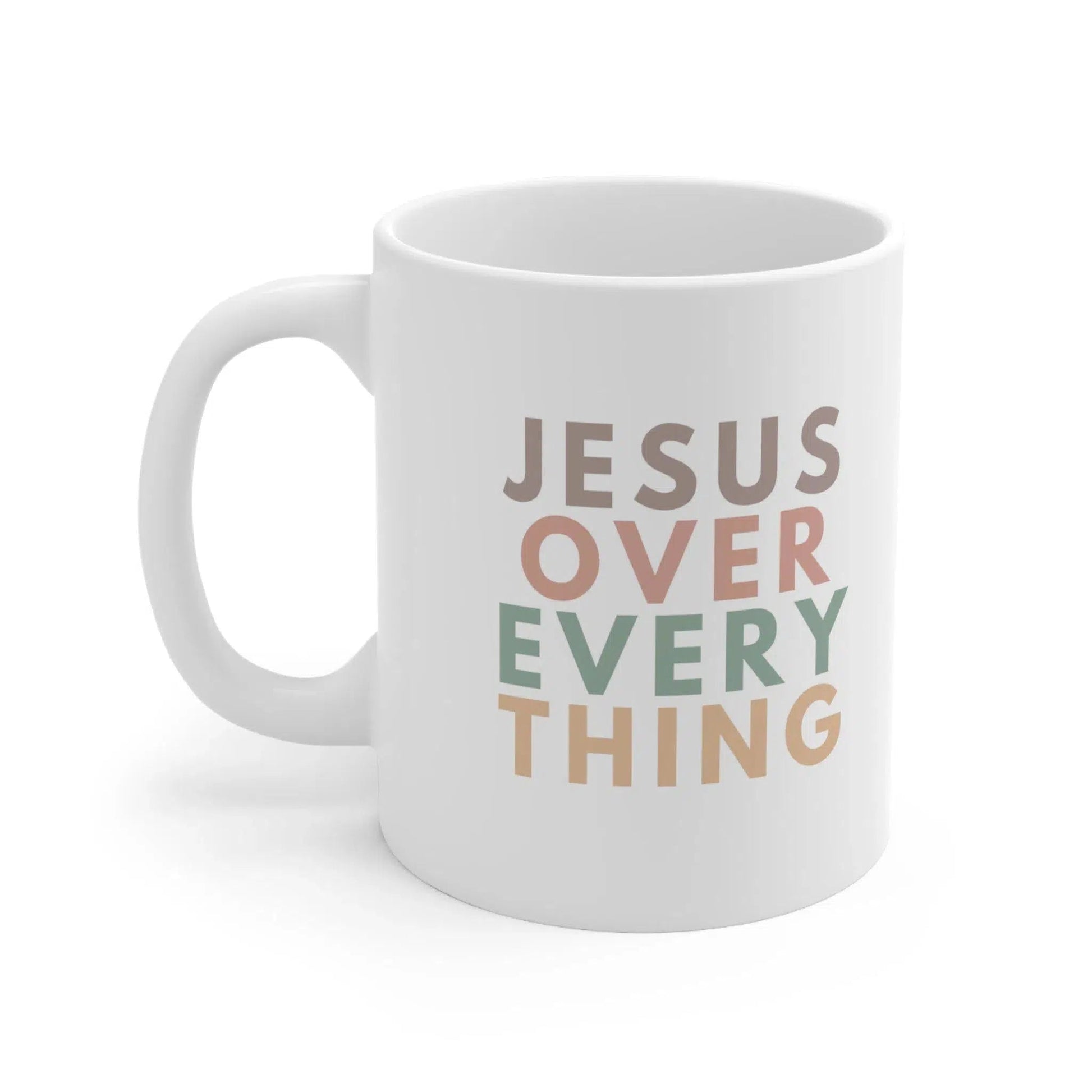 JESUS Ceramic Mug-Mug-Printify-11oz-Olive Grove Coffee-ceramic coffee mugs-Modern mugs- Funky mugs- Funny mugs- Trendy mugs- Artistic mugs