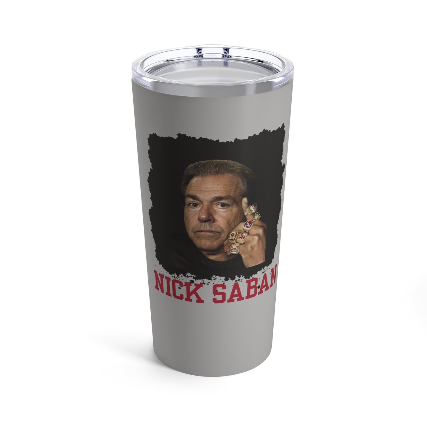 Nick Saban Tumbler-Mug-Printify-20oz-Olive Grove Coffee-Eco-friendly stainless steel 20oz tumbler with double-wall insulation-Modern Tumbler- Funky Tumblers - Funny tumblers - Trendy Tumblers - Artistic Tumbler