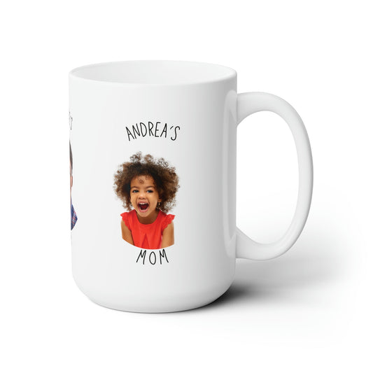 Personalized Children's Faces Ceramic Mug (15oz)-Mug-Printify-15oz-Olive Grove Coffee-ceramic coffee mugs-Modern mugs- Funky mugs- Funny mugs- Trendy mugs- Artistic mugs