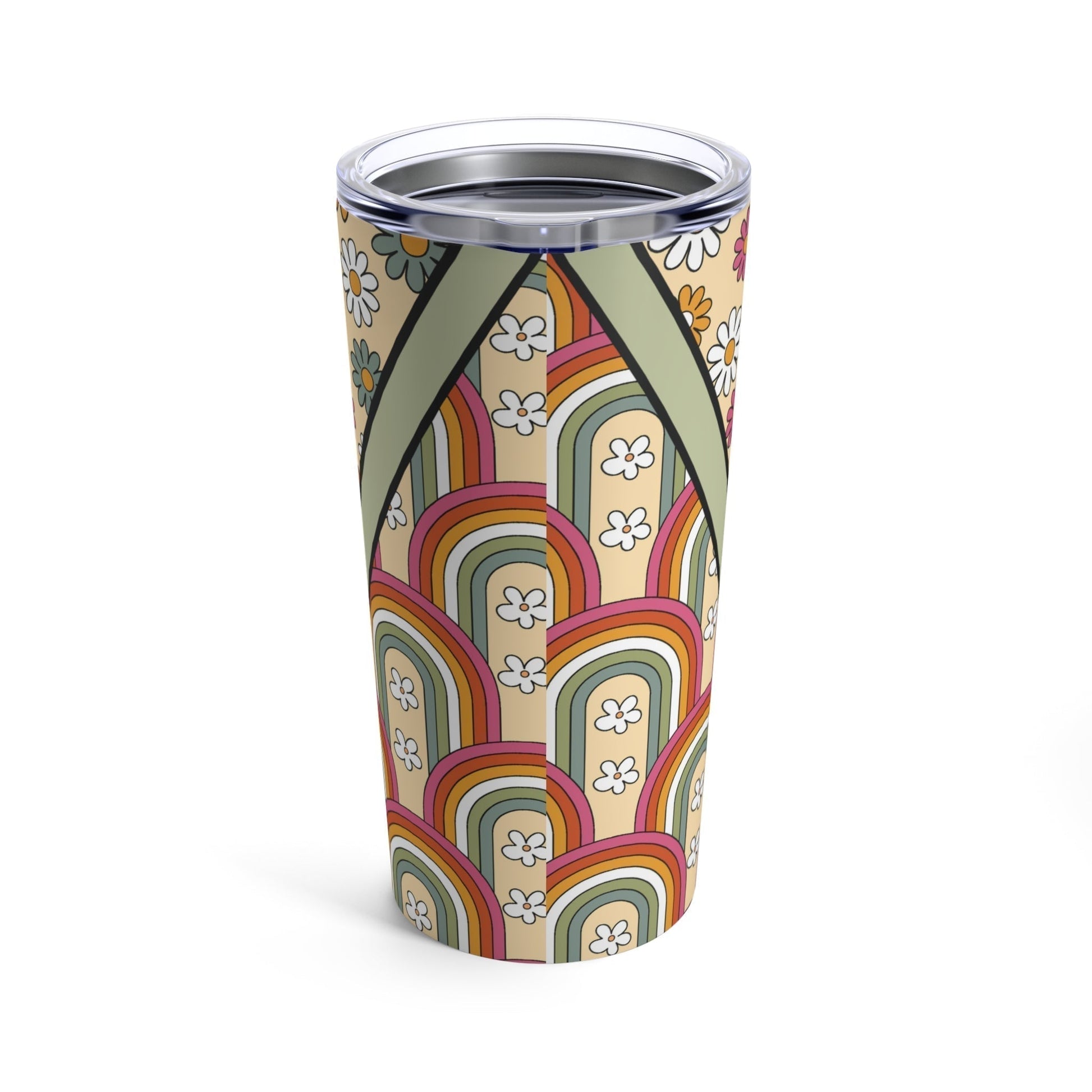 Sleek Tumbler-Mug-Printify-20oz-Olive Grove Coffee-Eco-friendly stainless steel 20oz tumbler with double-wall insulation-Modern Tumbler- Funky Tumblers - Funny tumblers - Trendy Tumblers - Artistic Tumbler