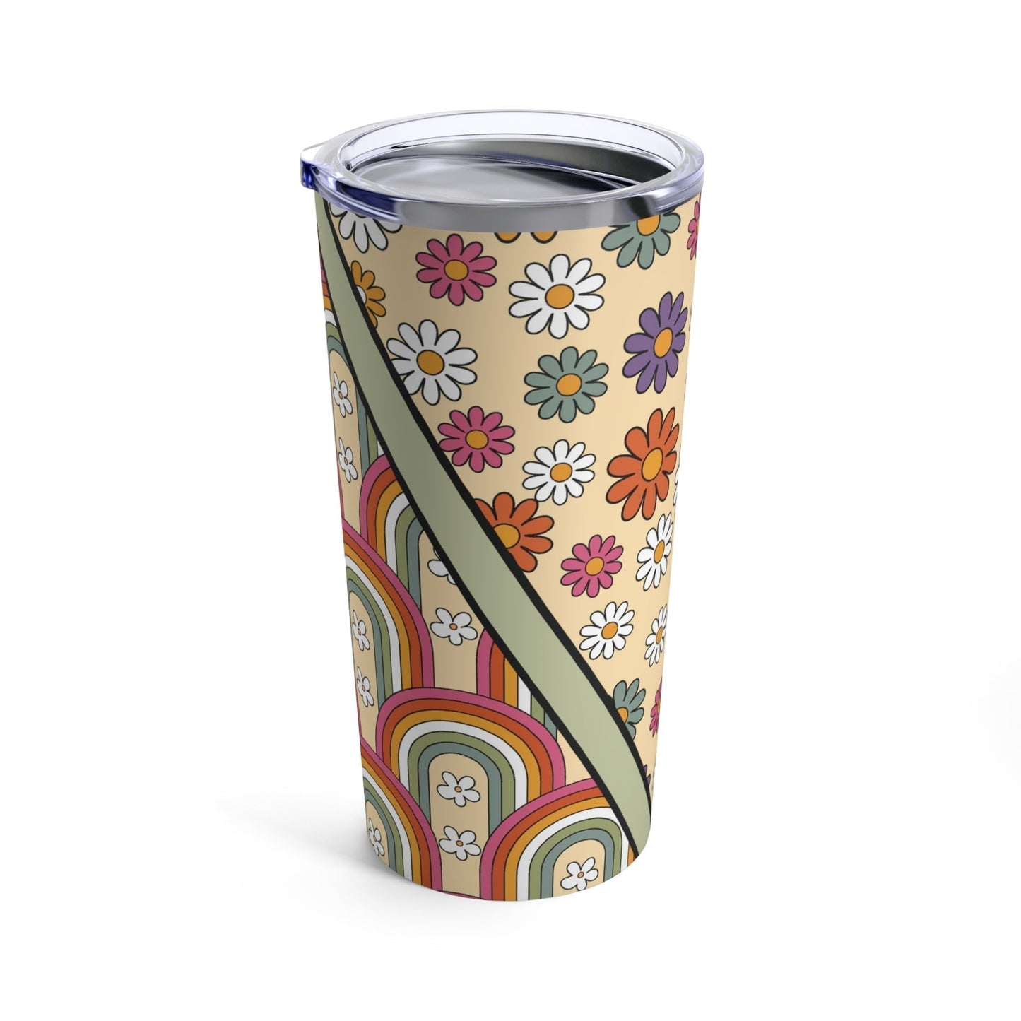 Sleek Tumbler-Mug-Printify-20oz-Olive Grove Coffee-Eco-friendly stainless steel 20oz tumbler with double-wall insulation-Modern Tumbler- Funky Tumblers - Funny tumblers - Trendy Tumblers - Artistic Tumbler