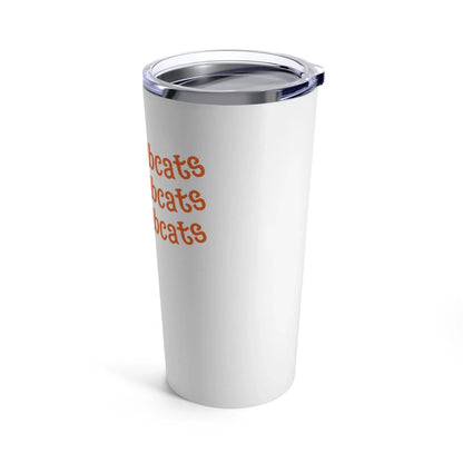 Wavy Celina TX Bobcats Tumbler-Mug-Printify-20oz-Olive Grove Coffee-Eco-friendly stainless steel 20oz tumbler with double-wall insulation-Modern Tumbler- Funky Tumblers - Funny tumblers - Trendy Tumblers - Artistic Tumbler