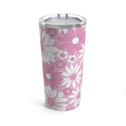 Whimsical Daisies Tumbler-Mug-Printify-20oz-Olive Grove Coffee-Eco-friendly stainless steel 20oz tumbler with double-wall insulation-Modern Tumbler- Funky Tumblers - Funny tumblers - Trendy Tumblers - Artistic Tumbler