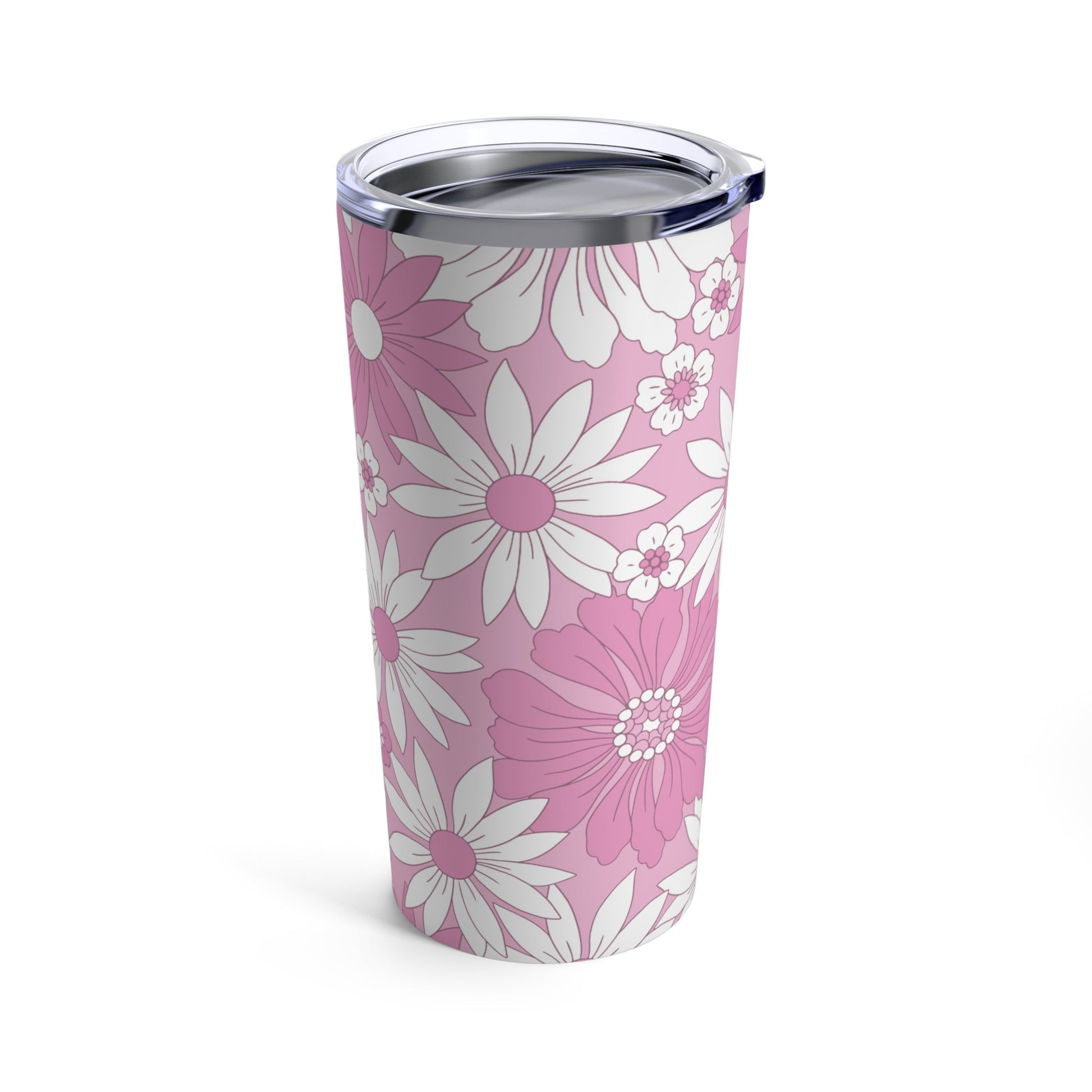 Whimsical Daisies Tumbler-Mug-Printify-20oz-Olive Grove Coffee-Eco-friendly stainless steel 20oz tumbler with double-wall insulation-Modern Tumbler- Funky Tumblers - Funny tumblers - Trendy Tumblers - Artistic Tumbler